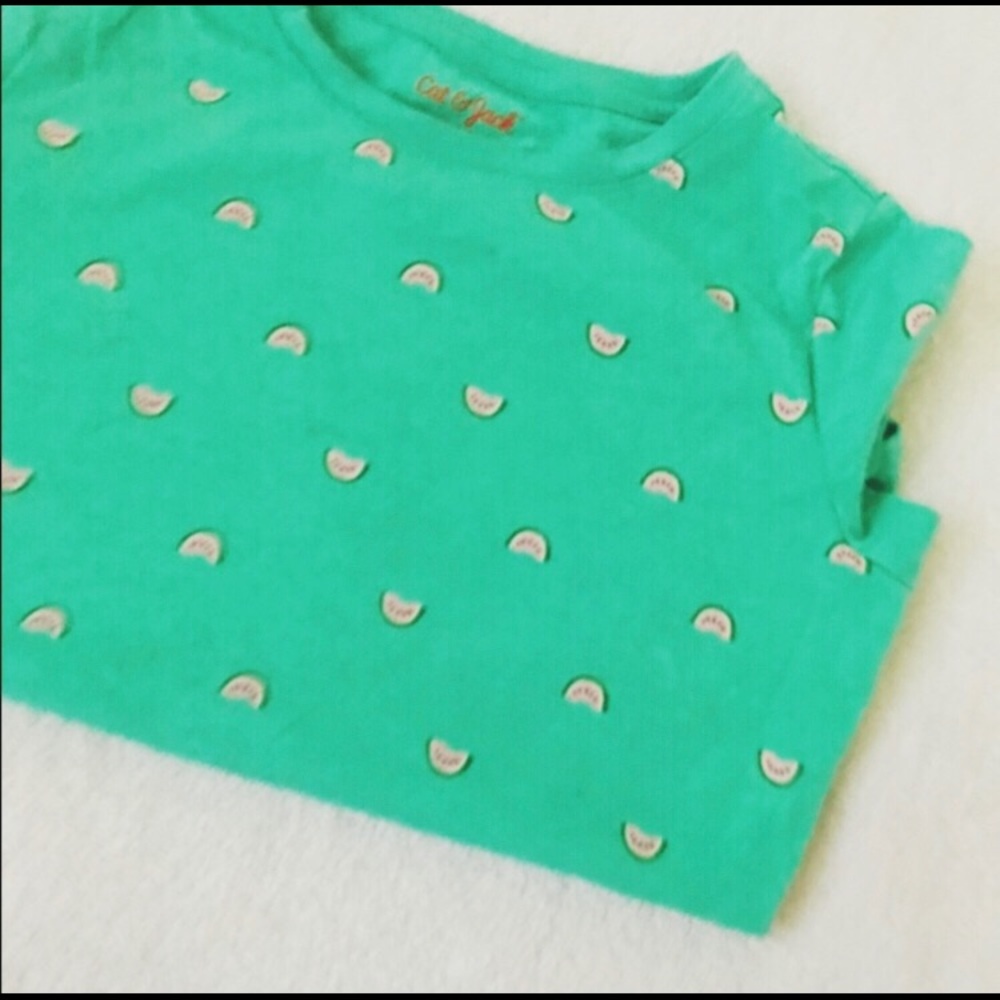 Lime Green Watermelon Shirt.